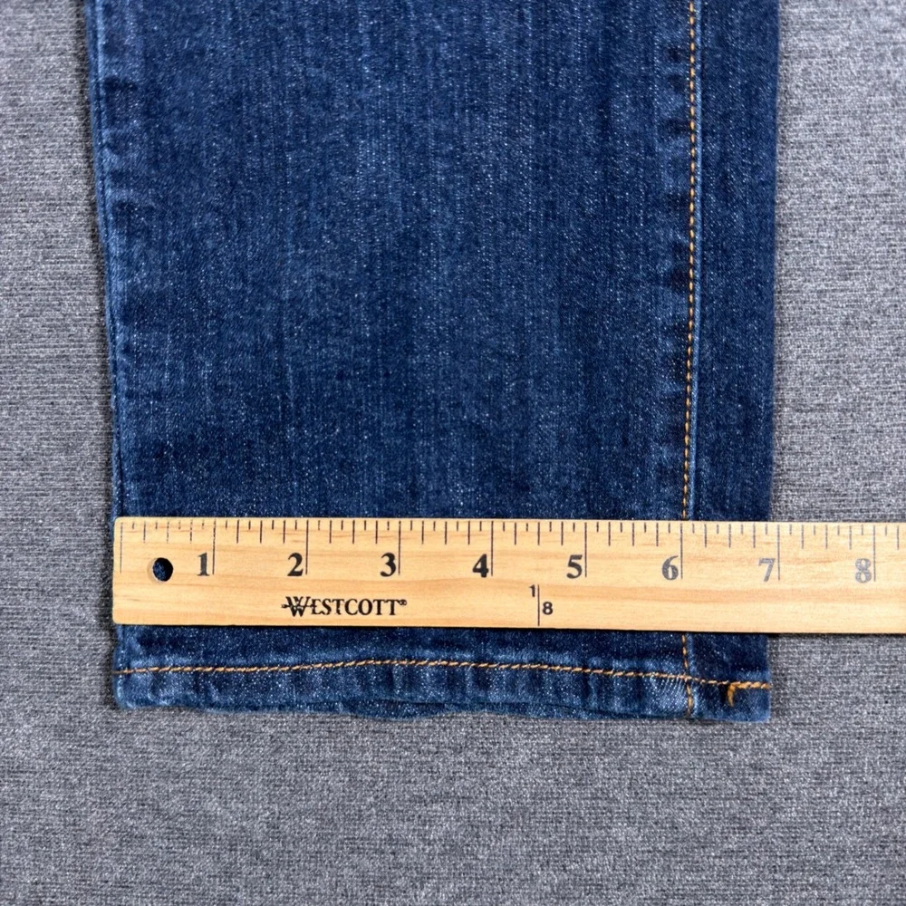 Levi's 505 Straight Jeans Womens 8 Blue Mid Rise‎ Stretch Denim Classic Momcore